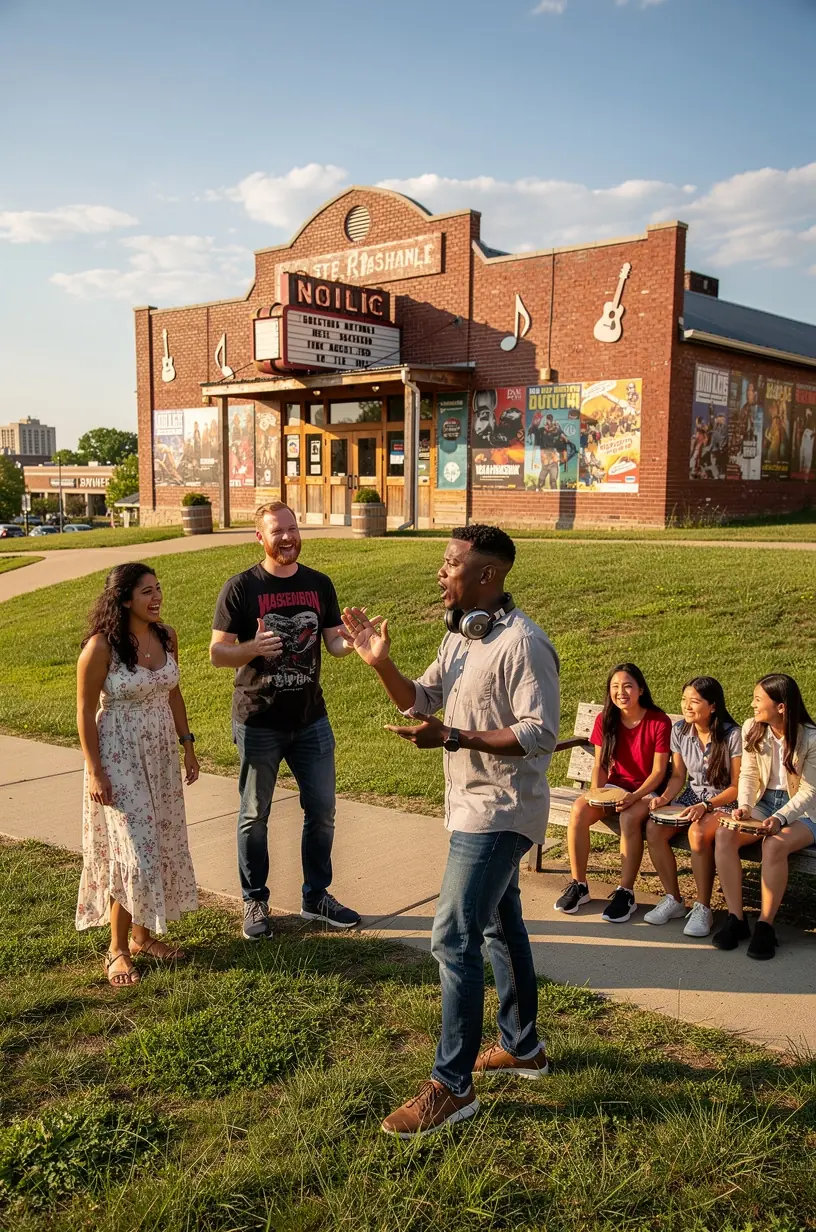 Турист читает информационный буклет с подробностями о маршруте и правилами возвращения в аэропорт.